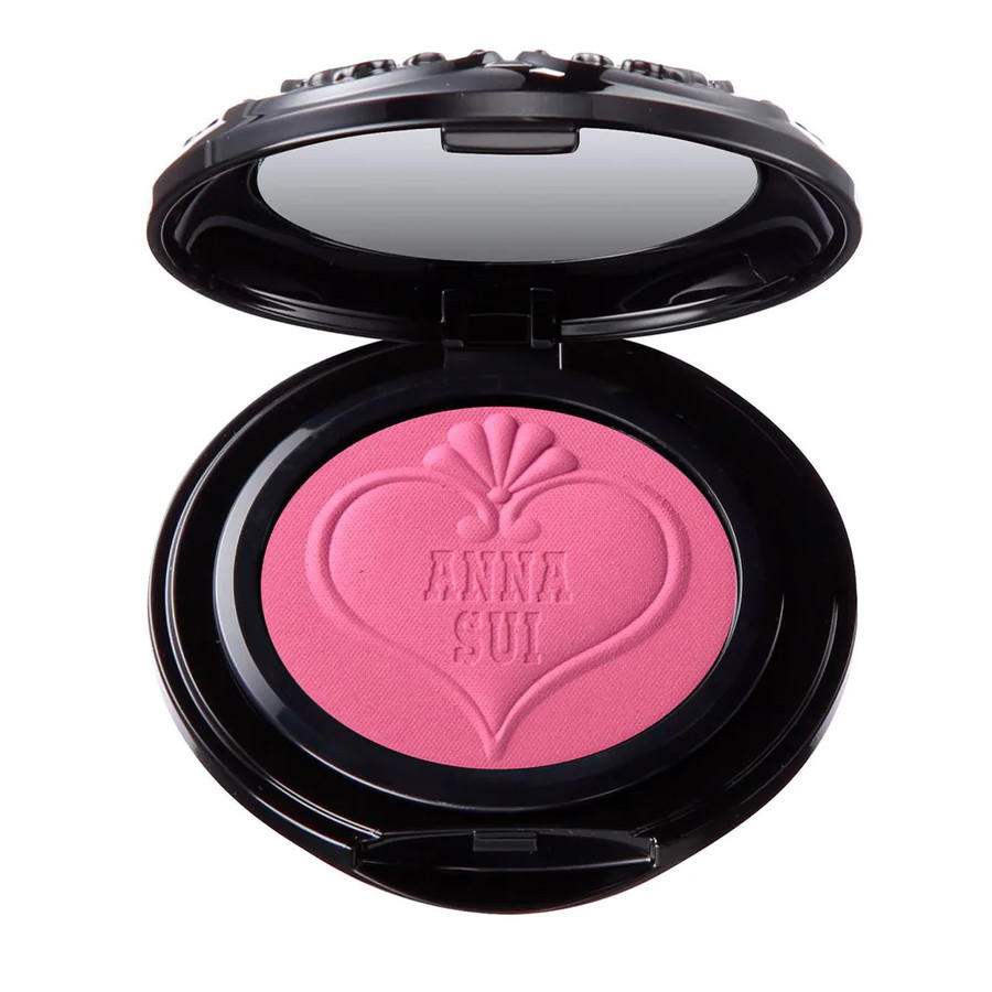 Anna Sui Black Powder Blush Cool Pink 302