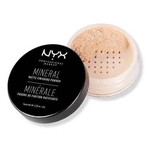 NYX Professional Makeup Mineral Matte Loose Finishing Powder Light Medium