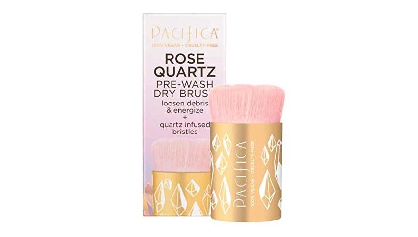 Pacifica Rose Quartz Pre-Wash Dry Face Brush