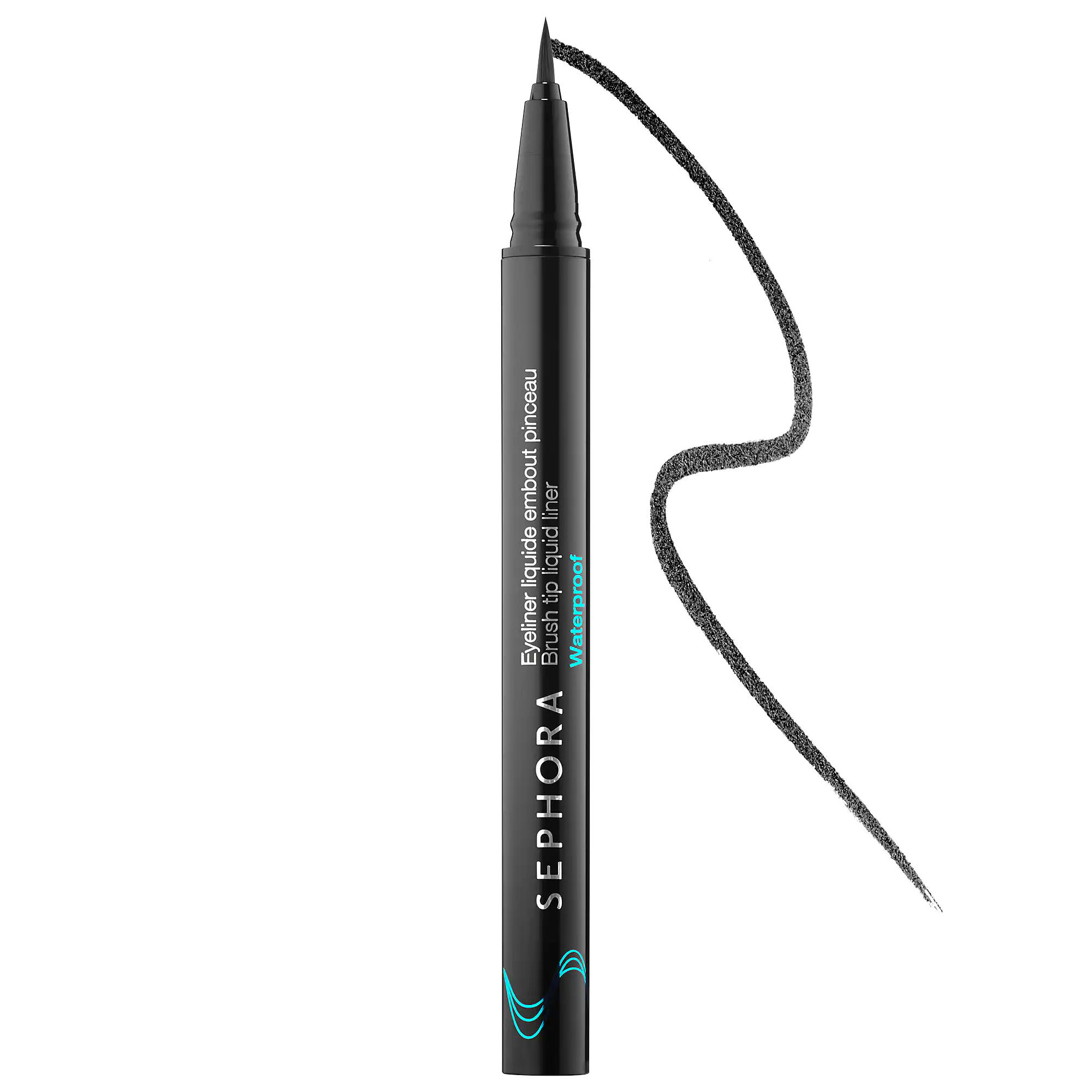 Sephora Hot Line Brush Tip Liquid Eyeliner Noir 01