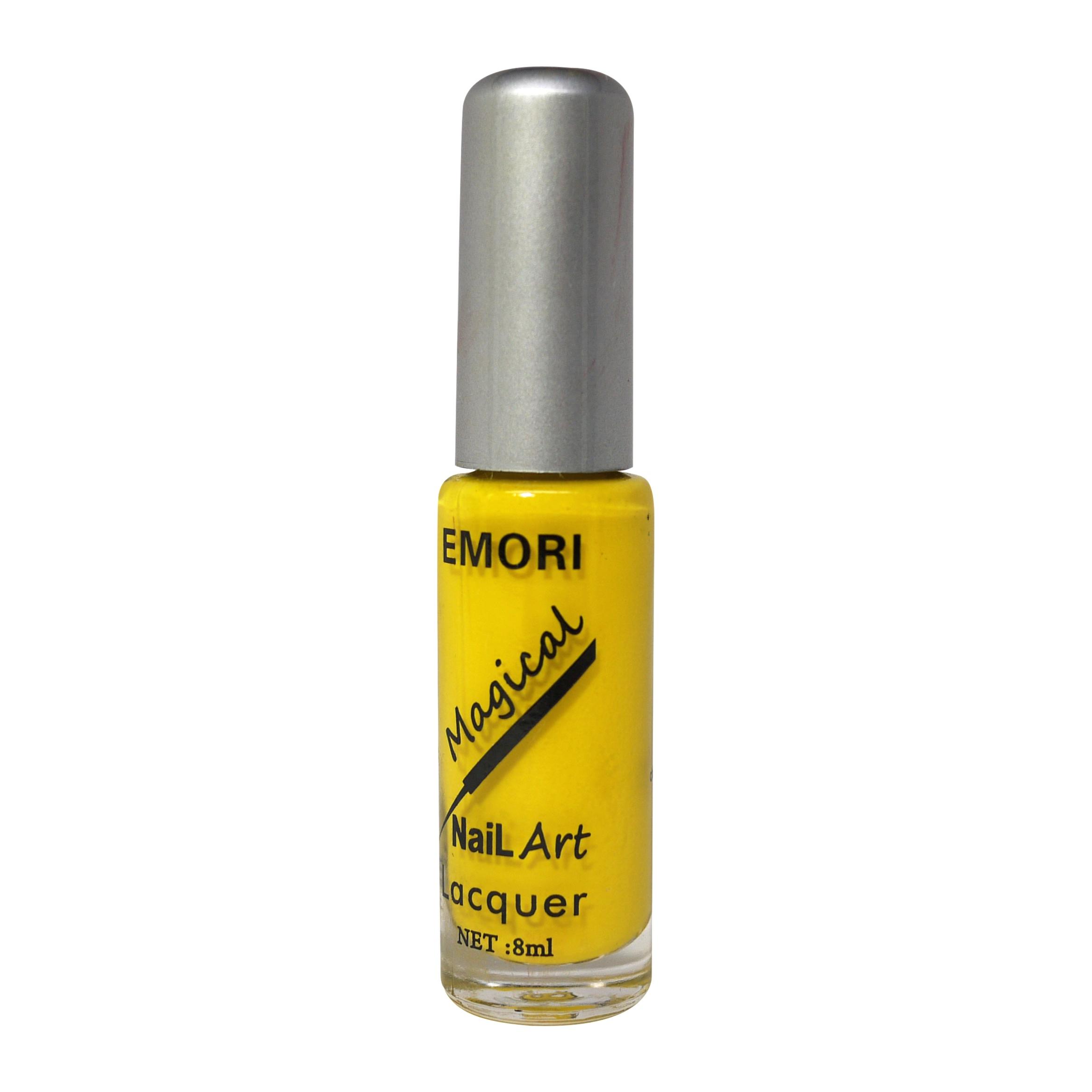 Emori Nail Art Lacquer Neon Yellow