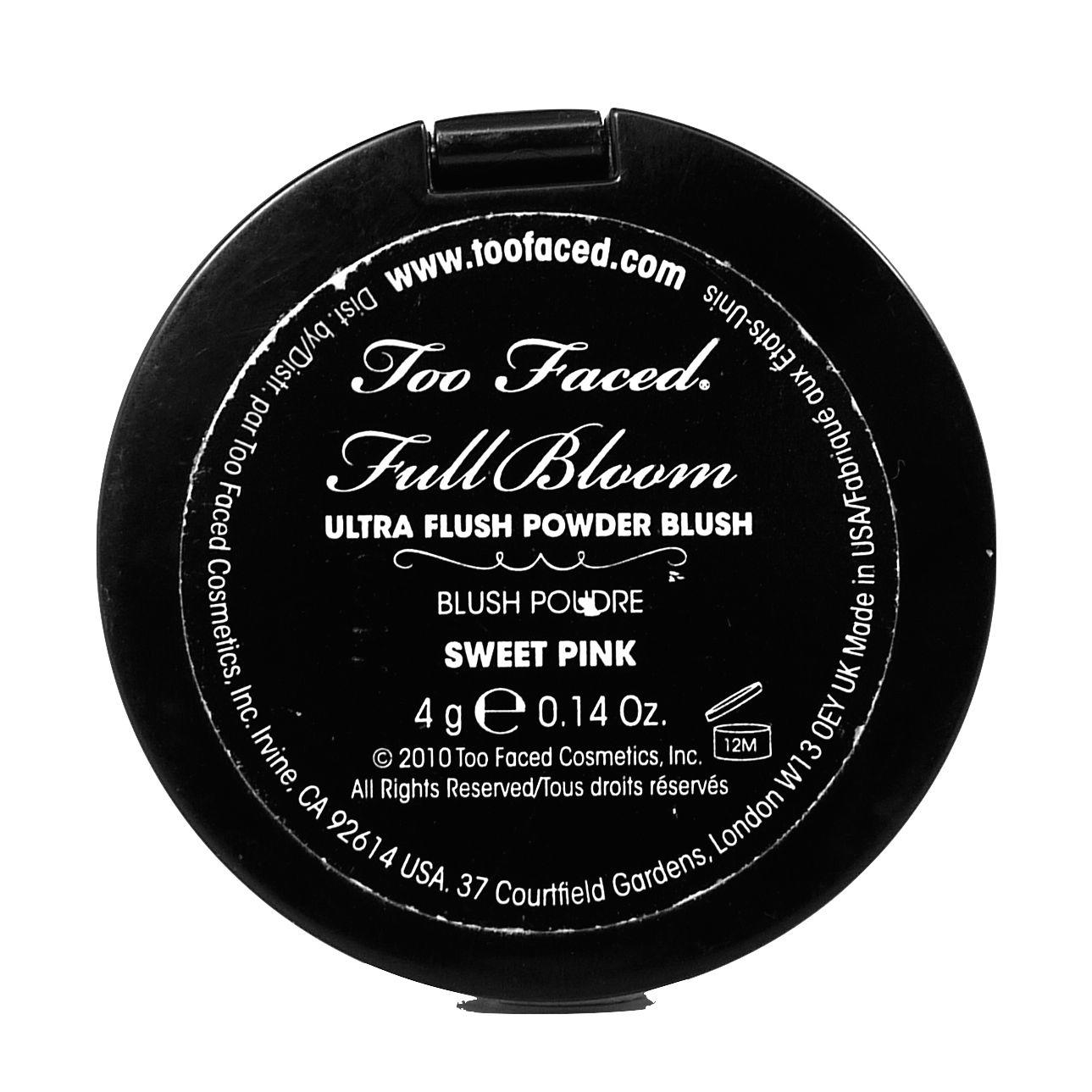 Too Faced Full Bloom Ultra Flush Powder Blush Sweet Pink #4