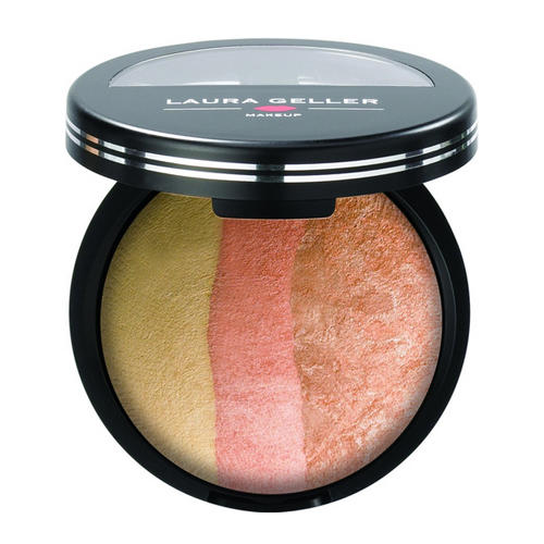 Laura Geller Baked Cheek Dreams Highlighter & Blush Trio Vanilla Peach Cobbler