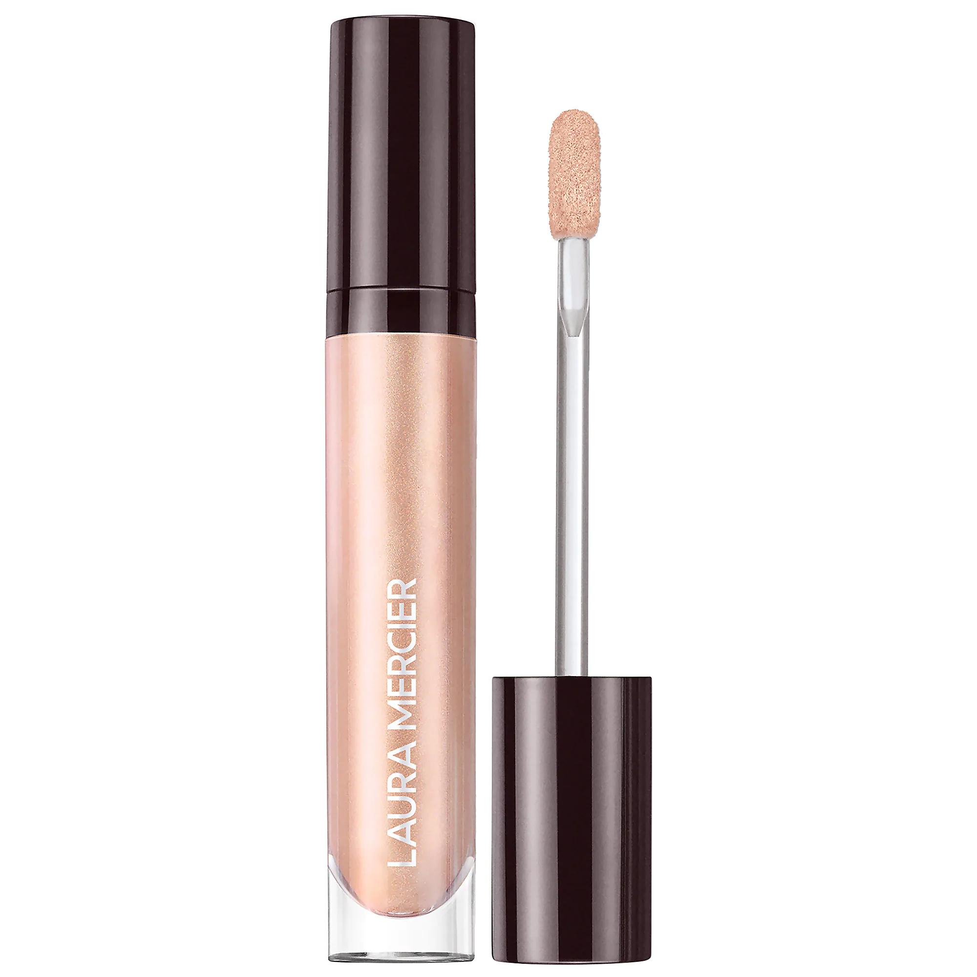 Laura Mercier Caviar Chrome Veil Liquid Eyeshadow Rosegold Metal