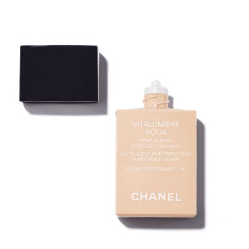 Chanel Vitalumiere Aqua Ultra Light Skin Perfecting Makeup Beige 10 Travel 20ml