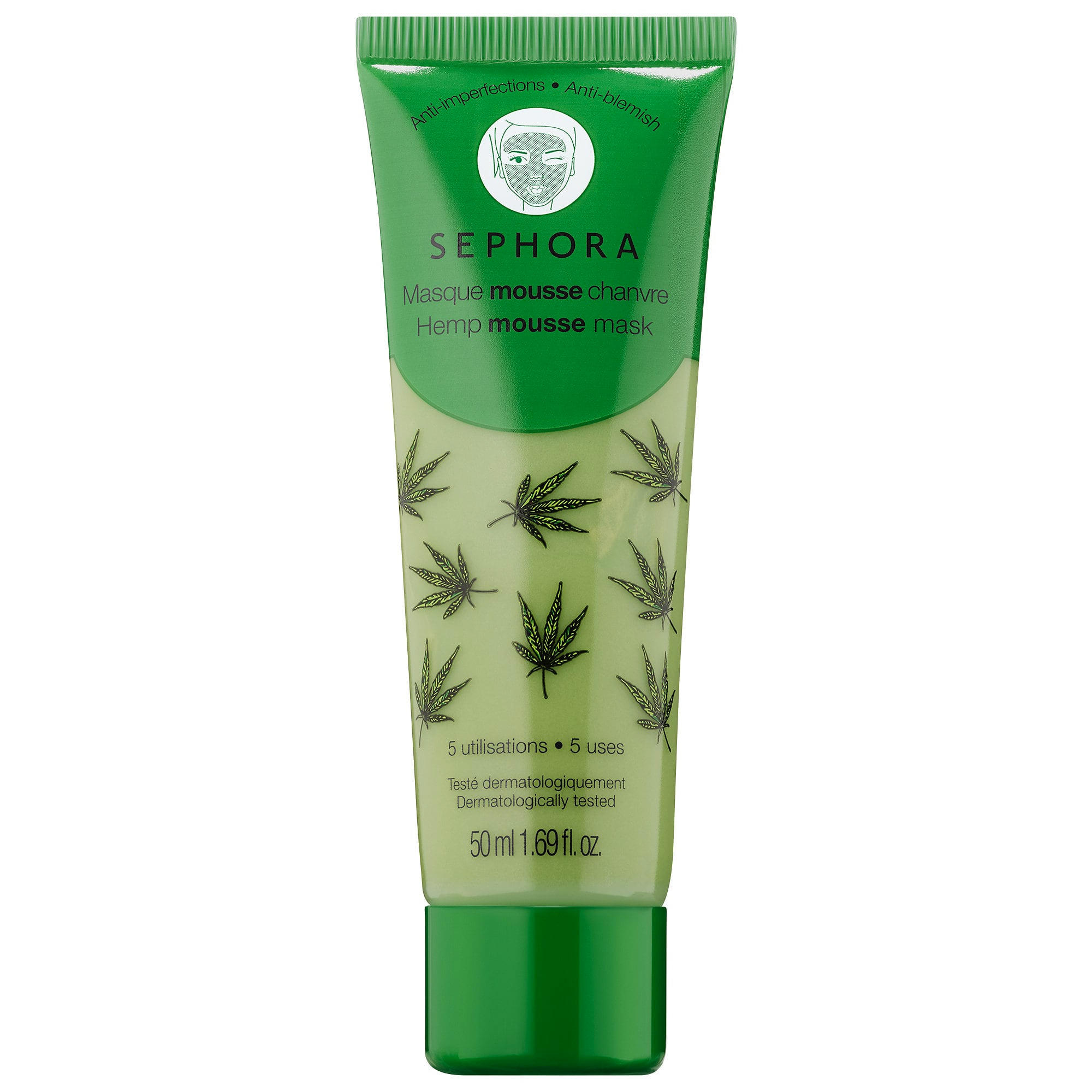 Sephora Hemp Mousse Mask - Anti-Blemish