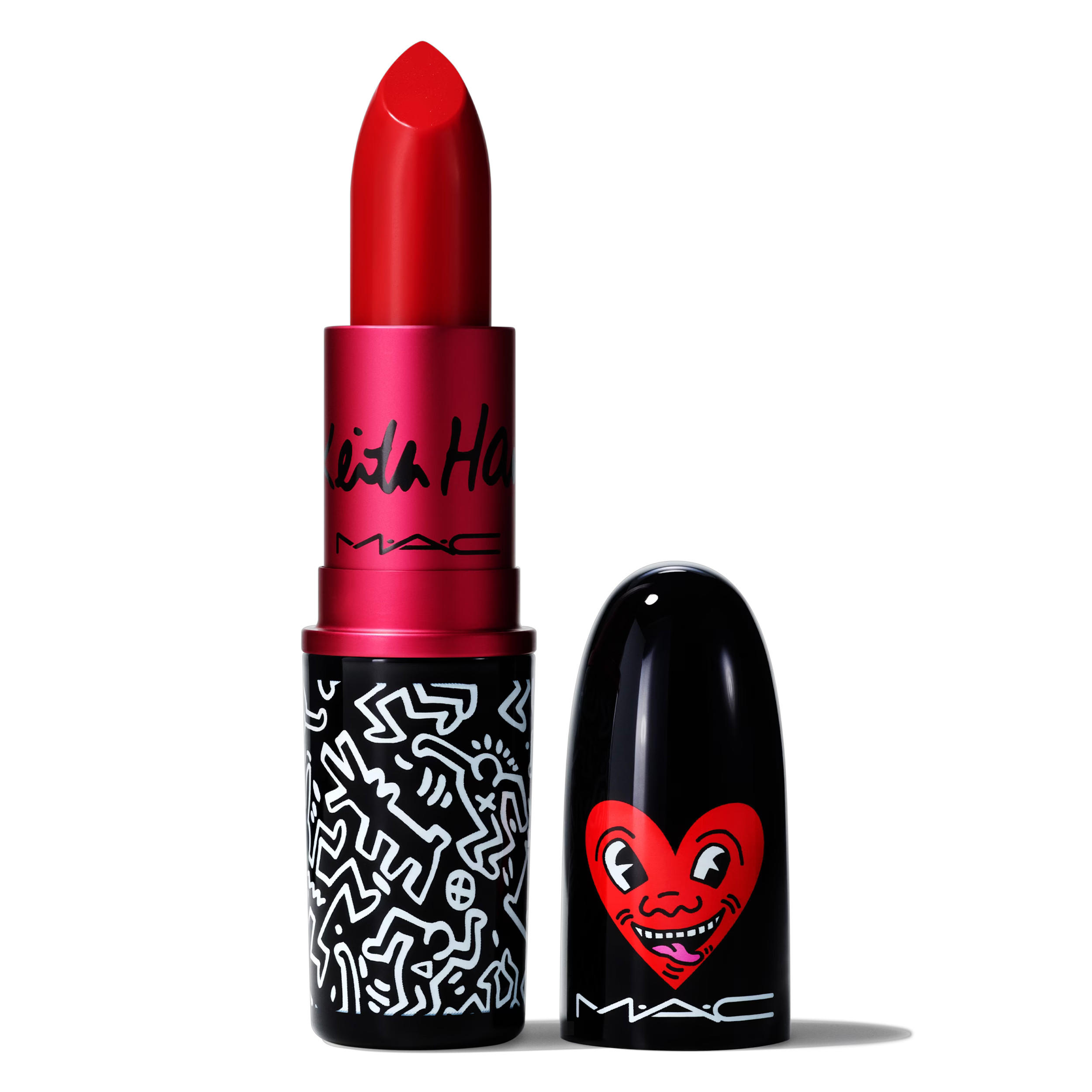 MAC Viva Glam X Keith Haring Lipstick Red Haring