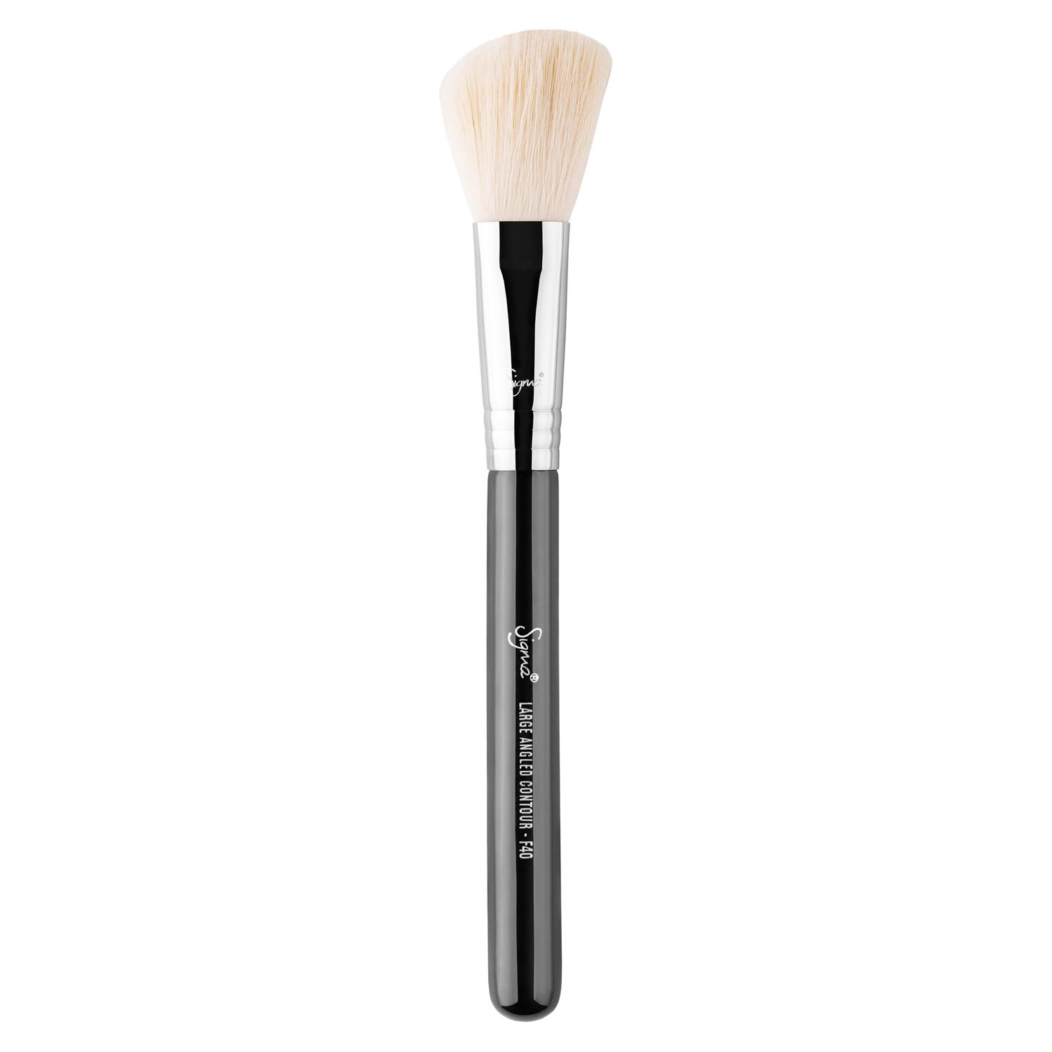 Sigma Large Angled Contour Brush Chrome F40