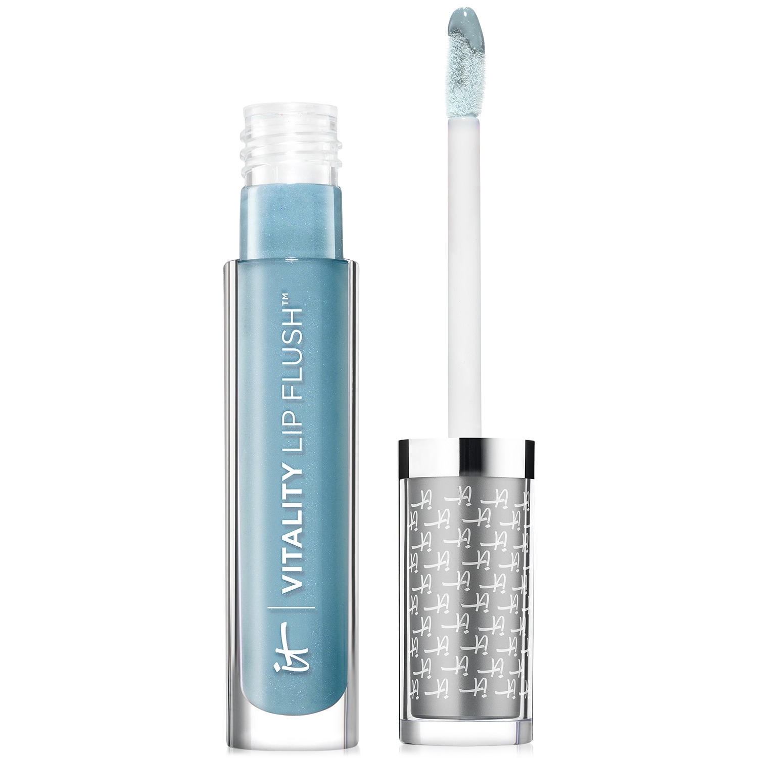 IT Cosmetics Vitality Lip Flush Butter Gloss News Anchor Blue