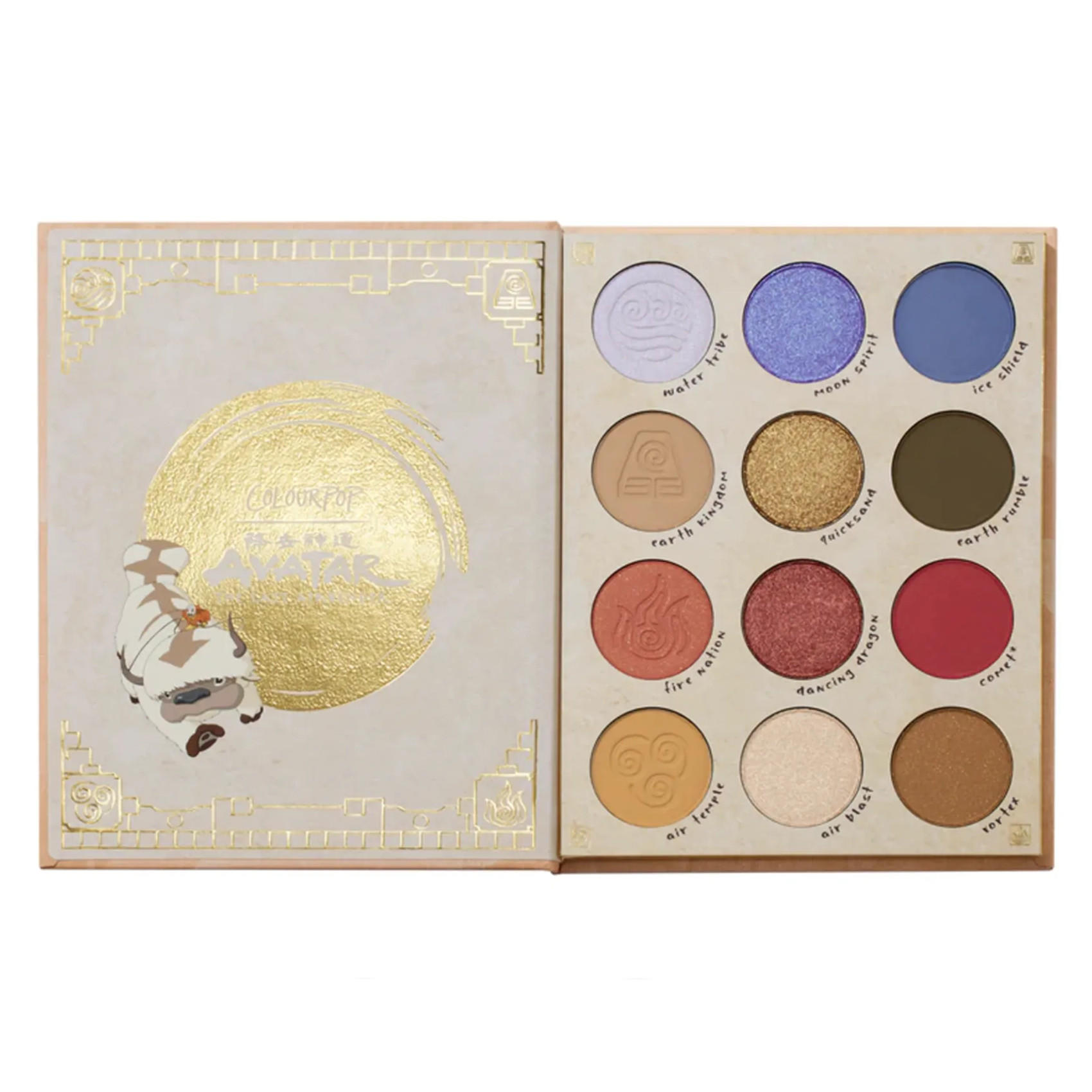 ColourPop Avatar The Last Airbender Eyeshadow Palette