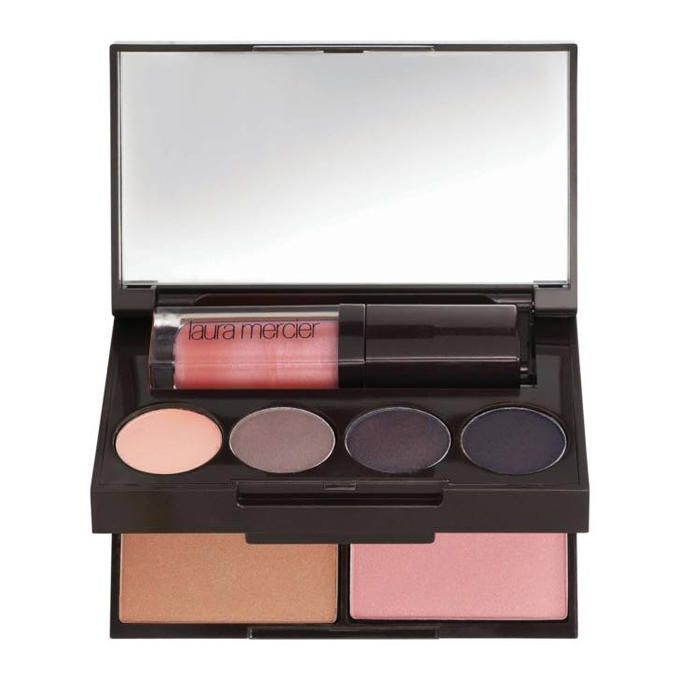 Laura Mercier Colour To Go Palette Smoky Violets (without lipgloss)