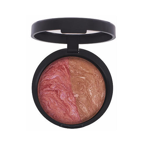 Laura Geller Blush-N-Glow Baked Cheek Color & Body Frosting Duo Tahitian Glow