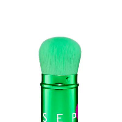 Sephora Retractable Powder Brush Metallic Green