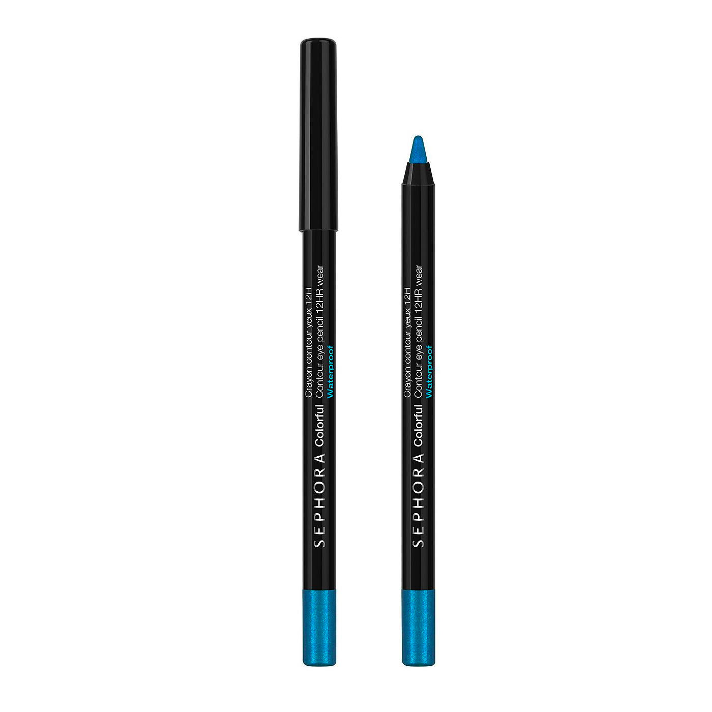 Sephora Colorful Waterproof Eye Contour Pencil Peacock Blue 50