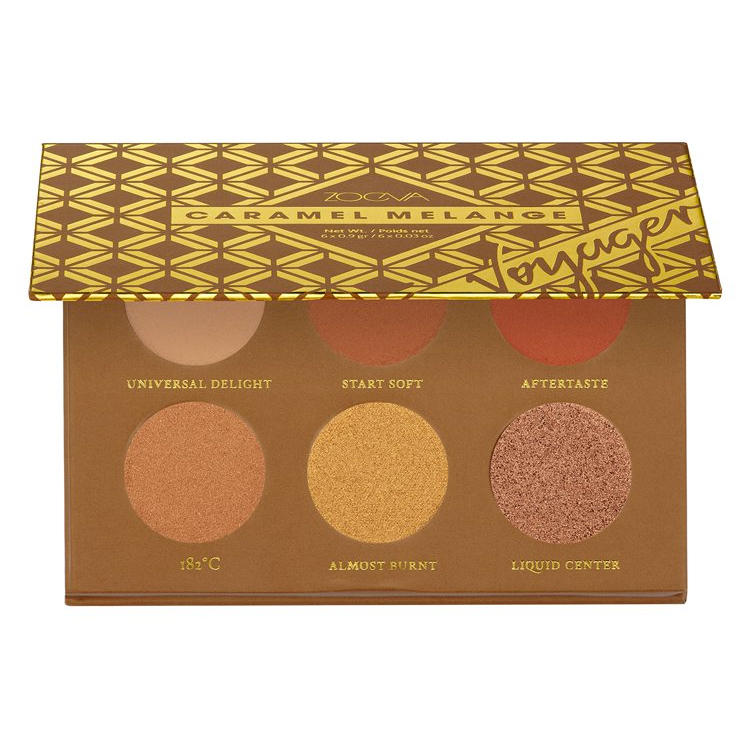 Zoeva Caramel Melange Eyeshadow Palette Travel Size