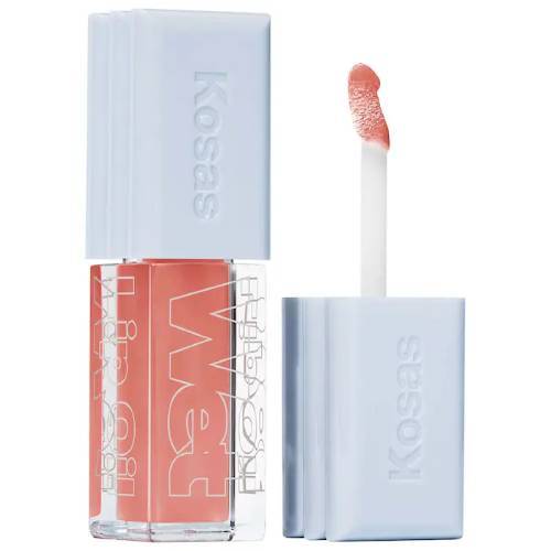 Kosas Wet Lip Oil Plumping Peptide Lip Treatment Gloss Revealed Mini