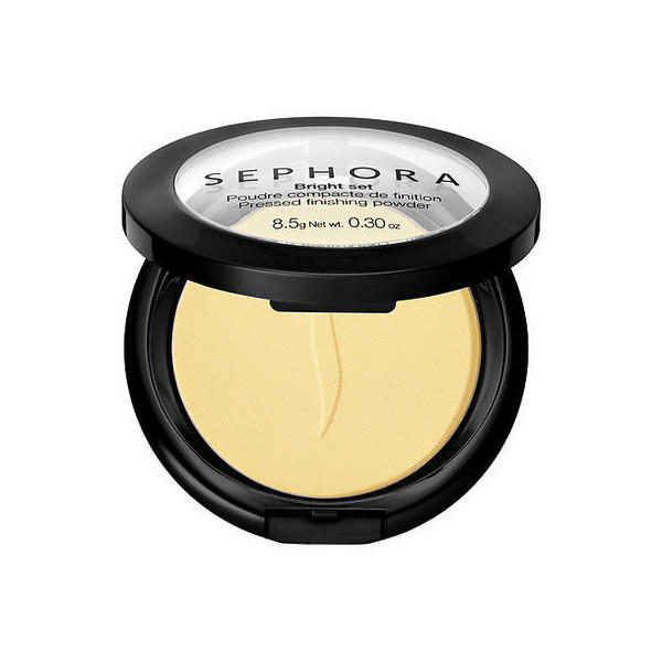 Sephora Bright Set Pressed Finishing Powder Banana 01