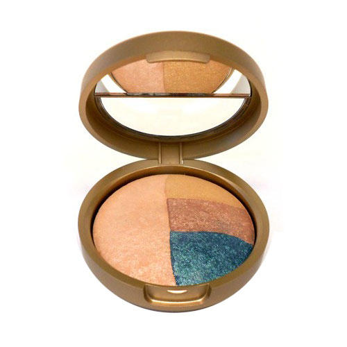 Laura Geller Baked Eyeshadow And Highlighter Quad Sand And Sea