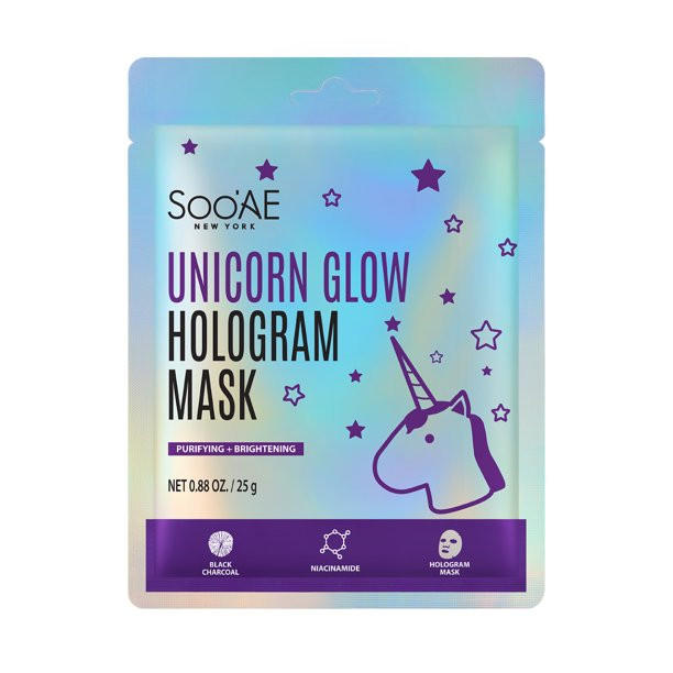 Soo'AE Unicorn Glow Hologram Mask