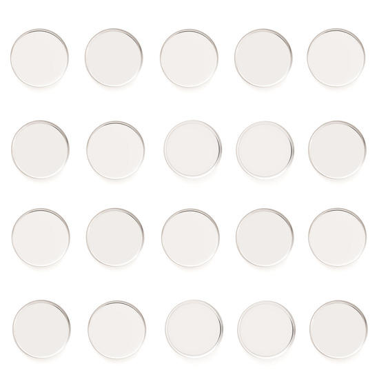 Mini Round Metal Pans 10 Pack