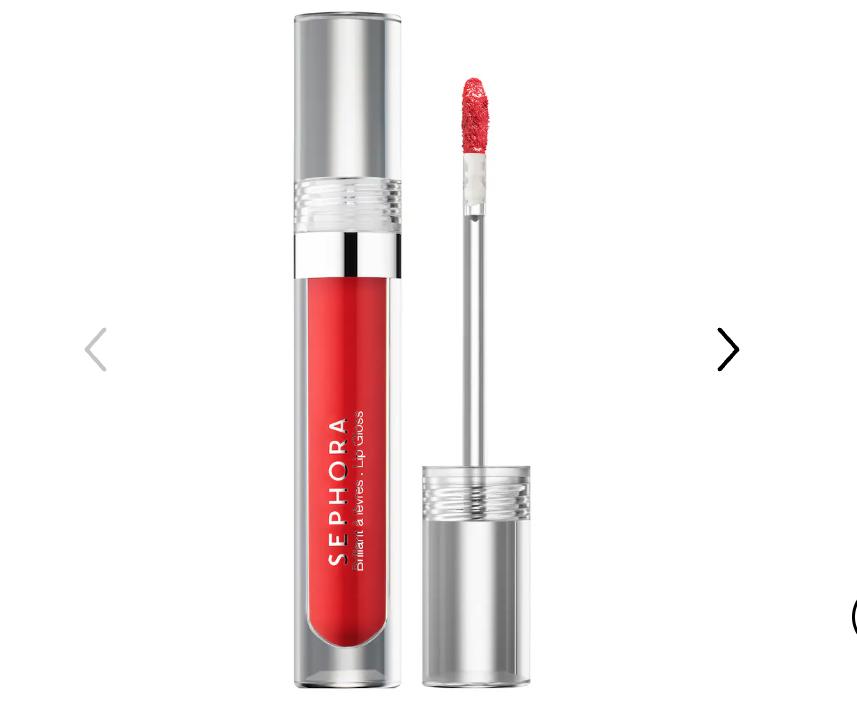 Sephora brilliant lip gloss soft red