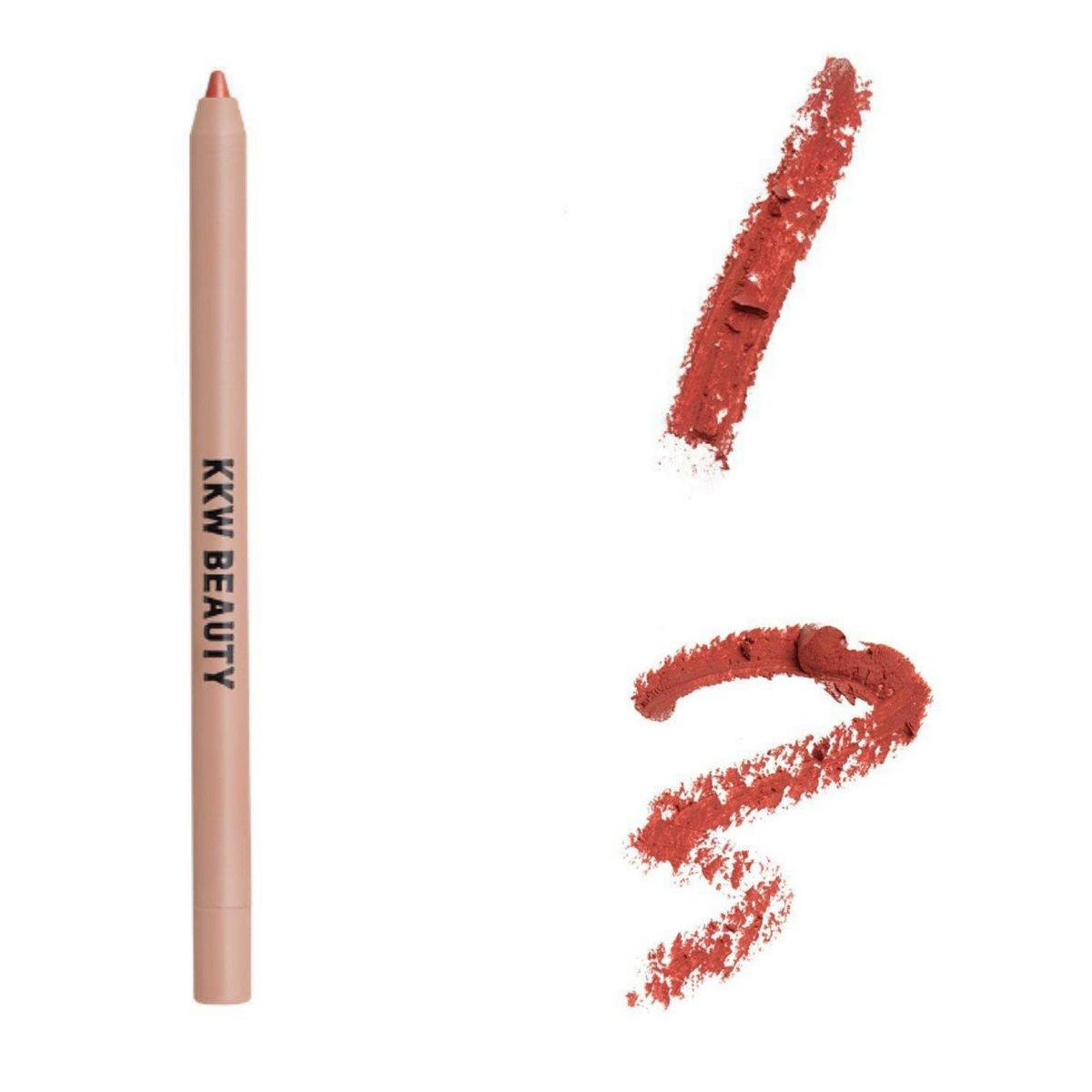 KKW Beauty Creme Lip Liner Peach 4