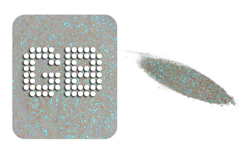 MAC Reflects Glitter Brillants Tub Transparent Teal  #4