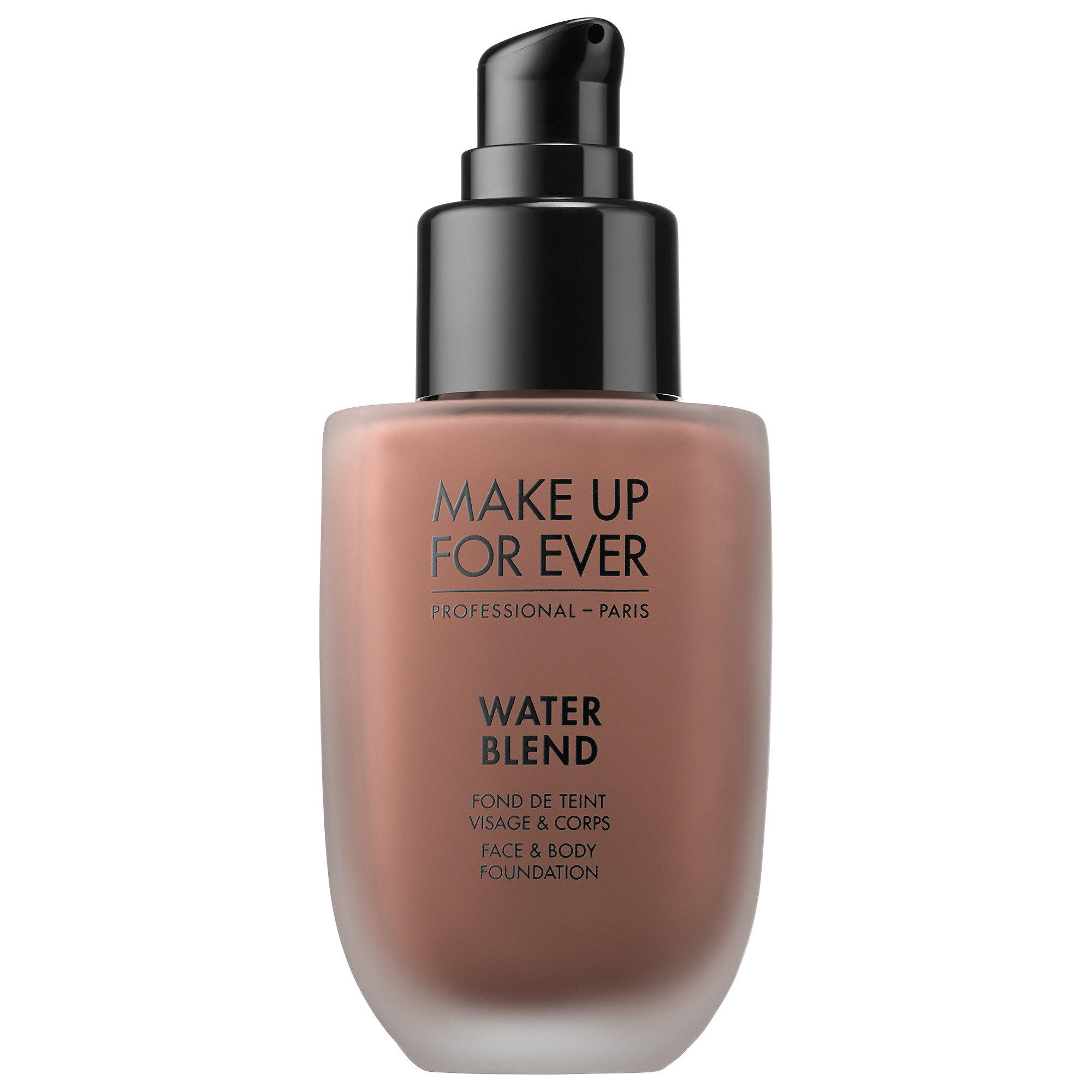 Makeup Forever Water Blend Face & Body Foundation Dark Brown R540