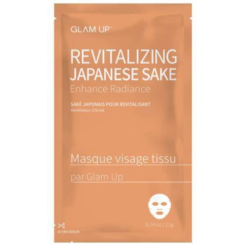 Glam Up Revitalizing Japanese Sake Sheet Mask