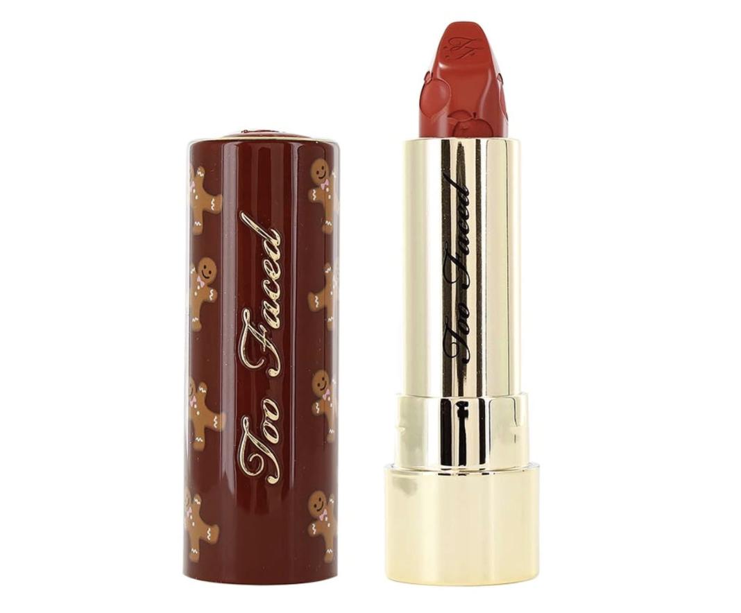 Too Faced Luxe Lipstick GIngerbread Man