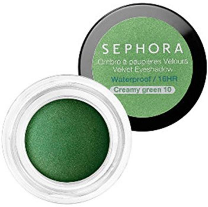 Sephora Velvet Eyeshadow Waterproof Creamy Green 10