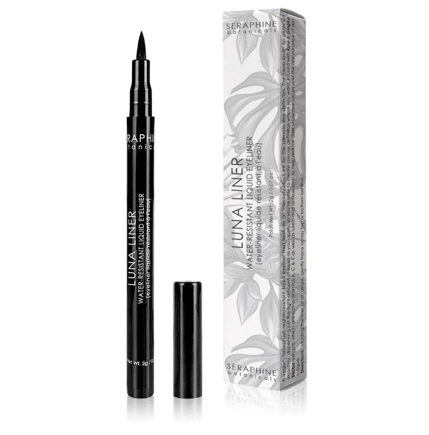 SERAPHINE LUNA LINER Water-Resistant Liquid Eyeliner Black #0