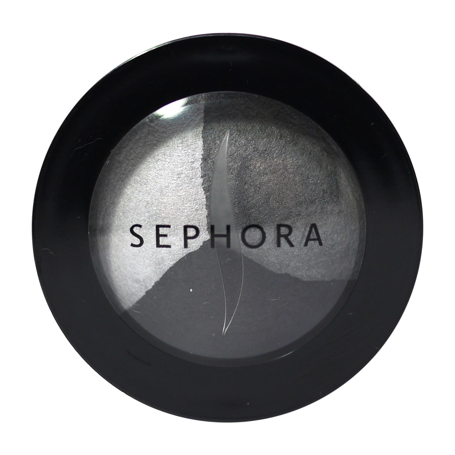 Sephora MicroSmooth Tri Color Eyeshadow Black Light