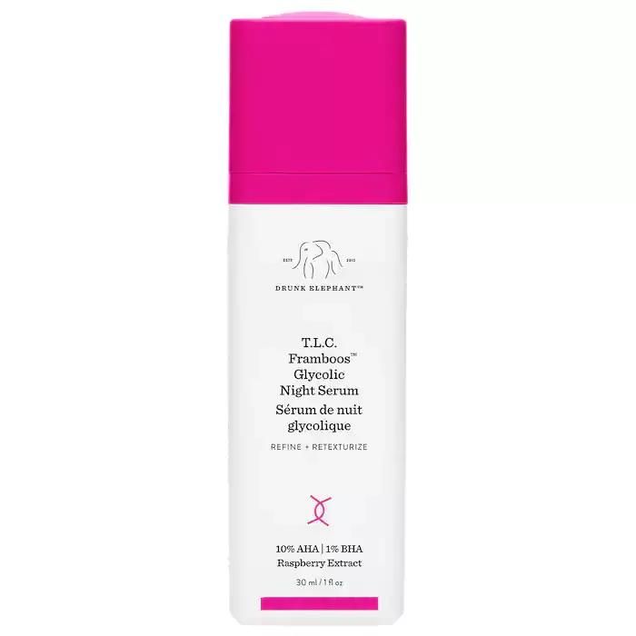 Drunk Elephant T.L.C. Framboos Glycolic Night Serum Mini