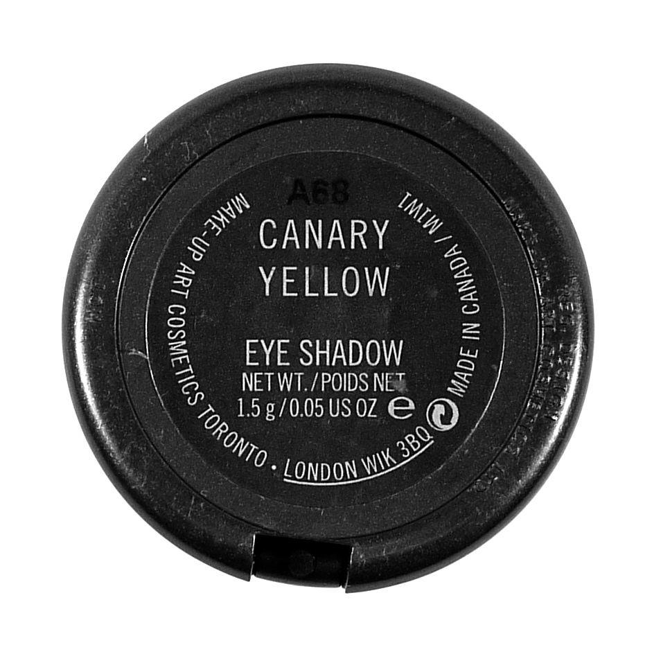 MAC Eyeshadow Canary Yellow #3