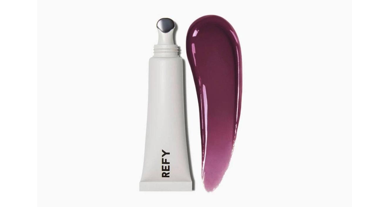 REFY Tinted Lip Gloss with Hyaluronic Acid In Plum #0