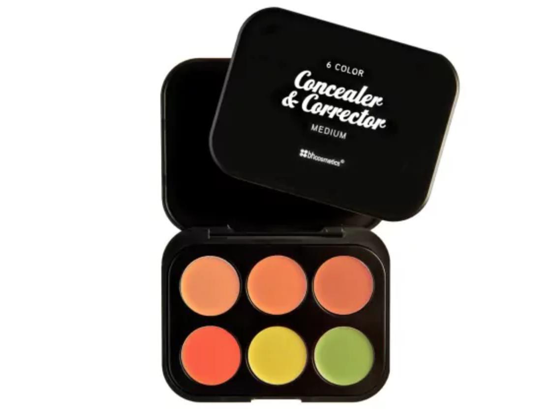 BH Cosmetics 6 Color Concealer & Corrector Palette Medium