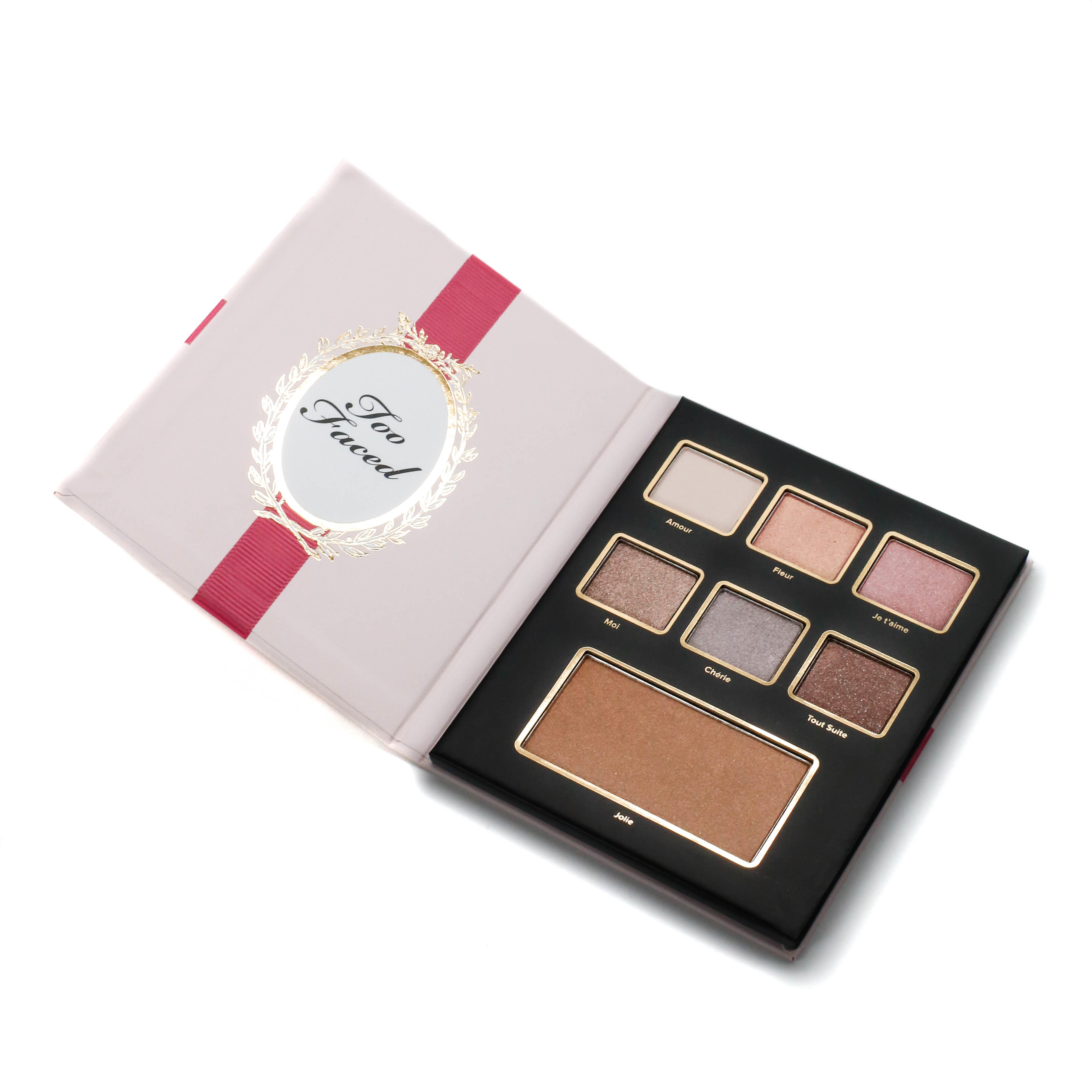 Too Faced Eye & Face Palette Dark Pink Bow Holiday Collection #0