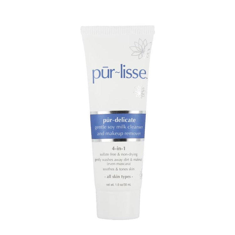 Pur-Lisse Pur-Delicate Gentle Soy Milk Cleanser & Makeup Remover Travel