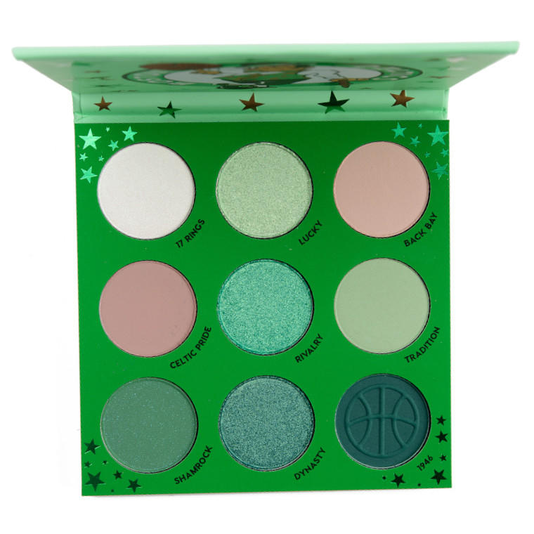 ColourPop x NBA Eyeshadow Palette Boston Celtics