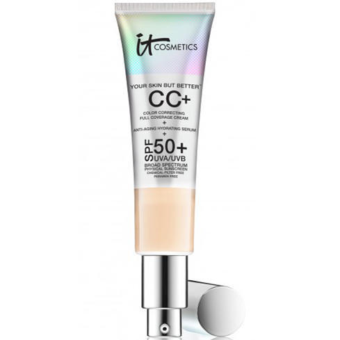 IT Cosmetics Your Skin But Better CC+ Color Correcting Full Coverage Cream Fair Super Size 75 ml