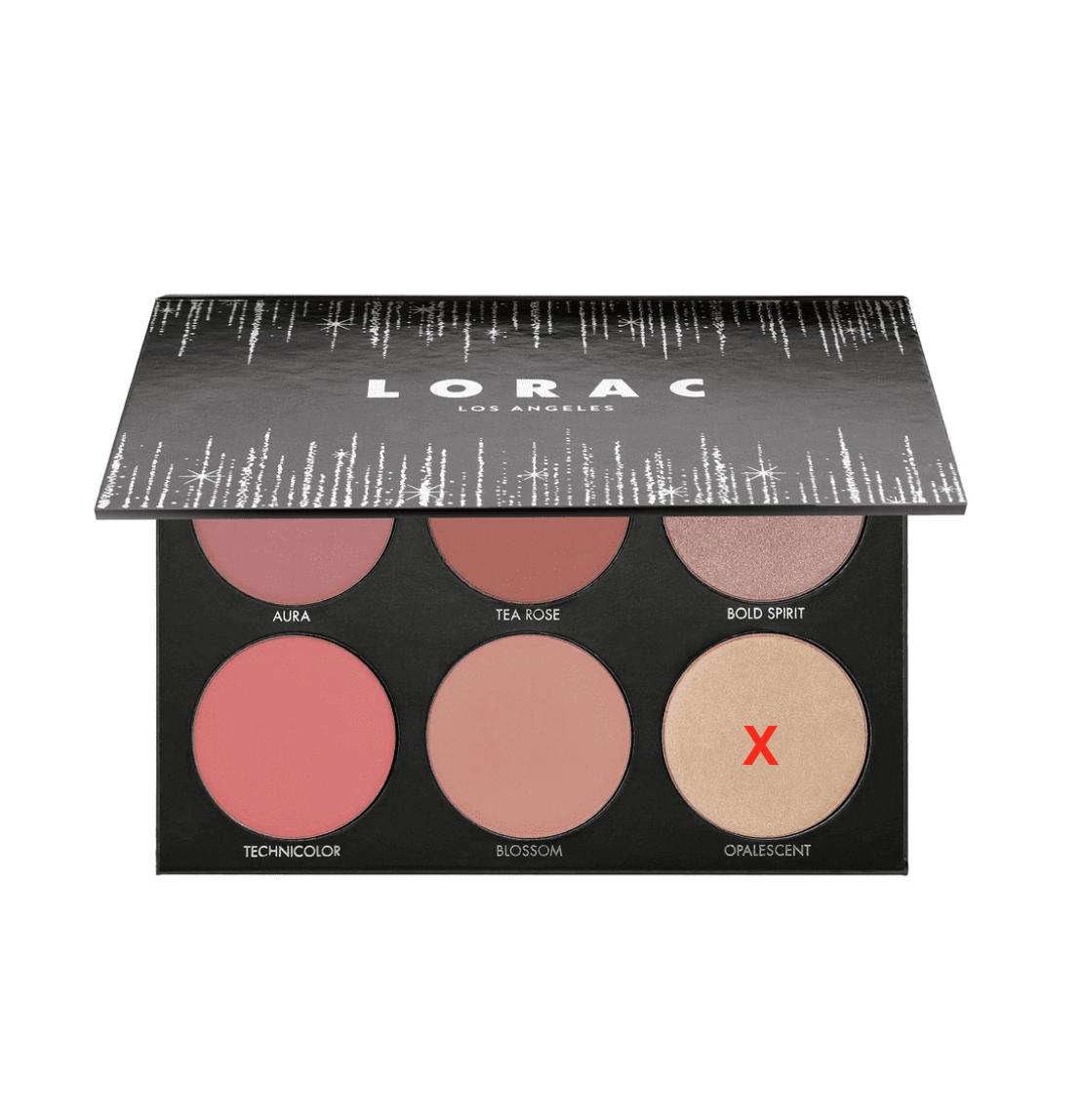 LORAC Shine Bright Color Source & Light Source Cheek Palette (without opalescent)