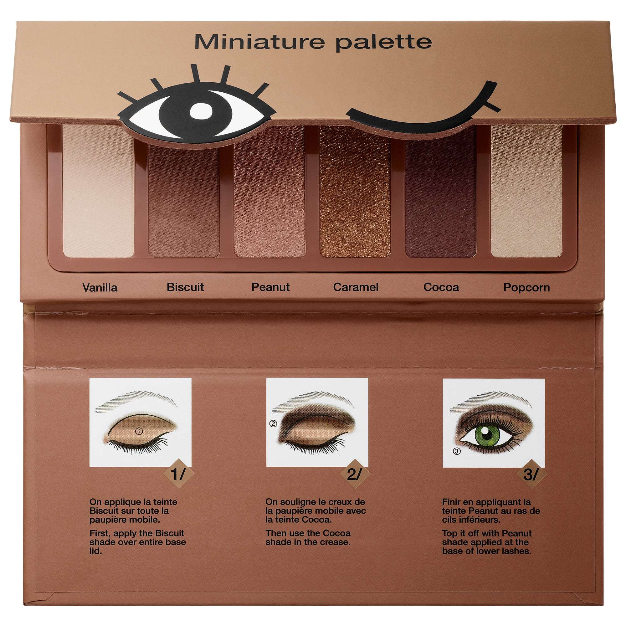 Sephora Miniature Eyeshadow Palette Cookie Shades