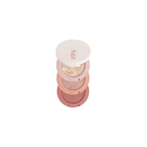 KAJA Beauty Bento Bouncy Shimmer Eyeshadow Trio Peach Madeline 16