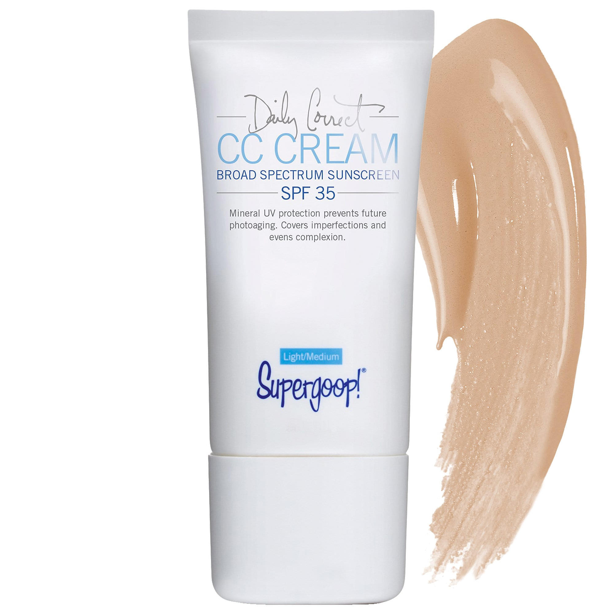 Supergoop! CC Cream Daily Correct Sunscreen Light To Medium Mini