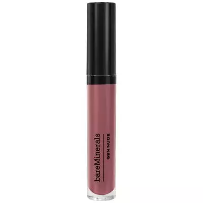 bareMinerals Gen Nude Liquid Lipstick Pout Mini | Glambot.com - Best