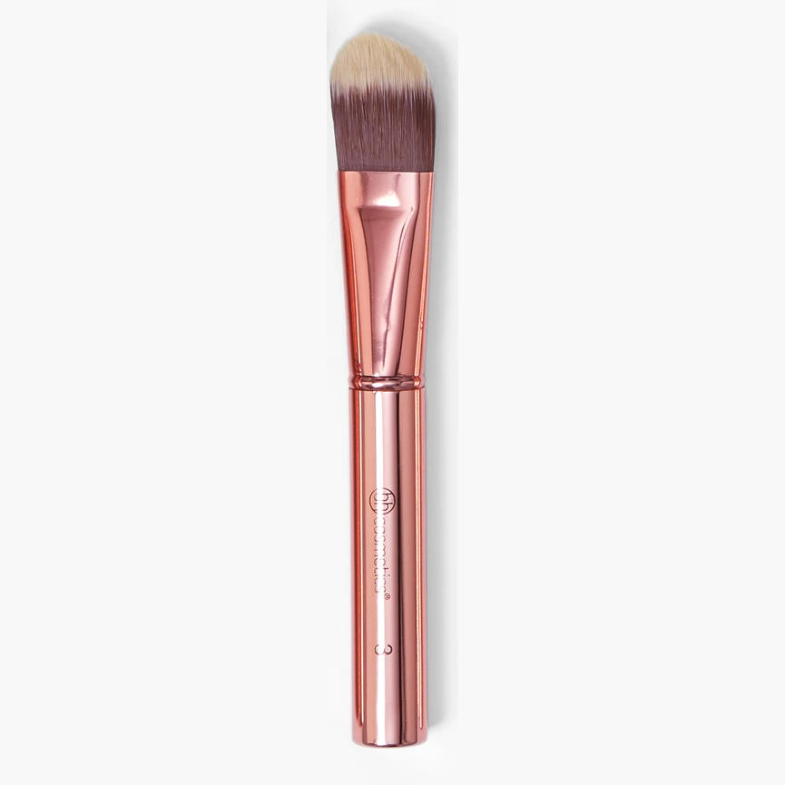 BH Cosmetics Metal Rose Foundation Brush 3