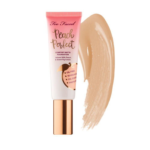 Too Faced Peach Perfect Comfort Matte Foundation Natural Beige