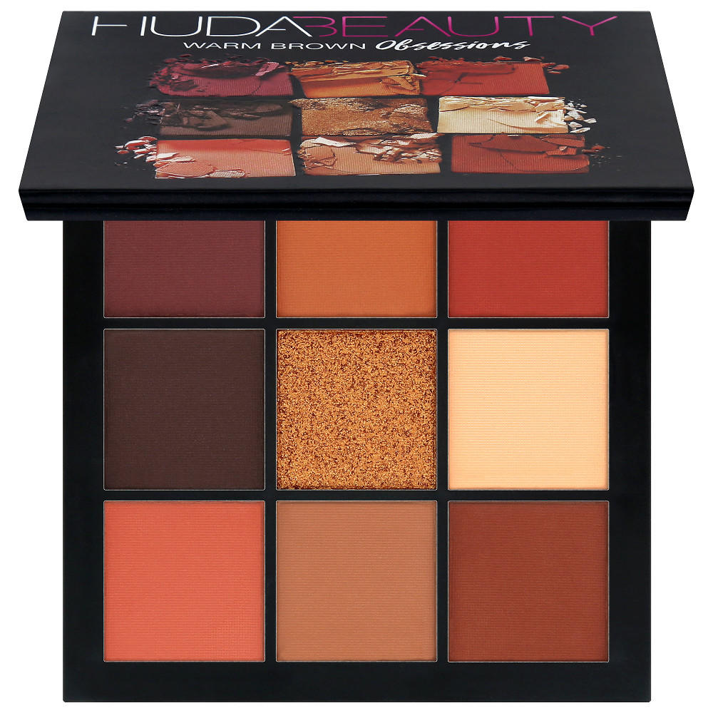 Huda Beauty Obsessions Eyeshadow Palette Warm Brown