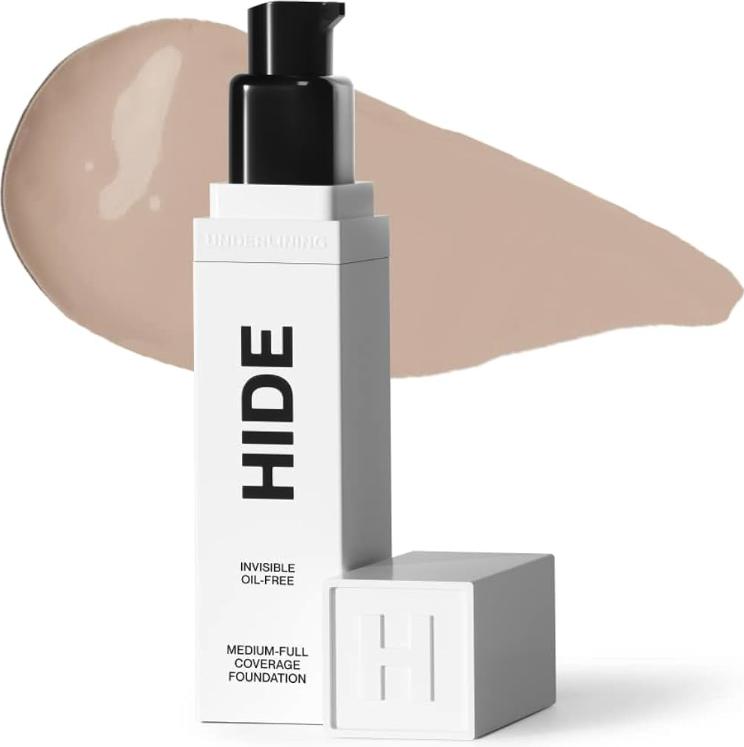 HIDE Medium-Full Coverage Foundation Linen 30ml